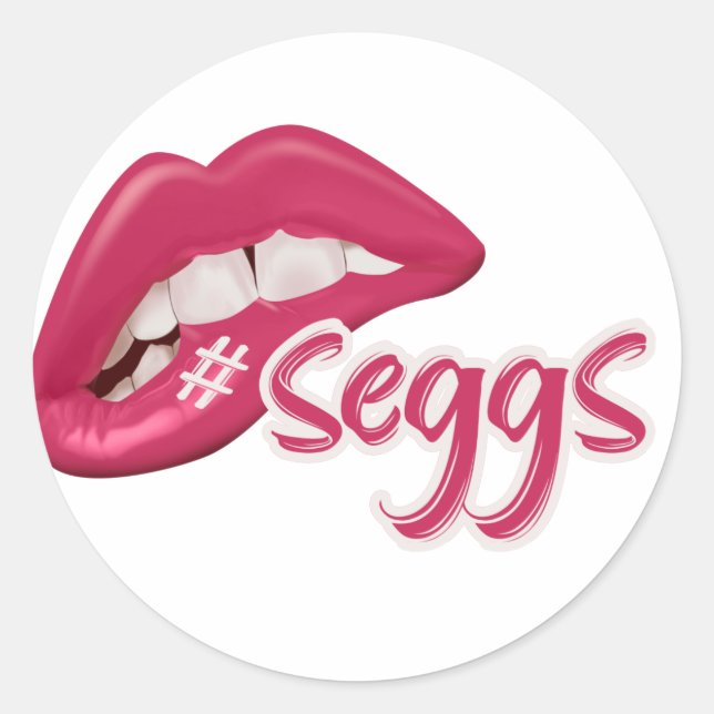 Sticker Rond T-shirt Segg (Devant)