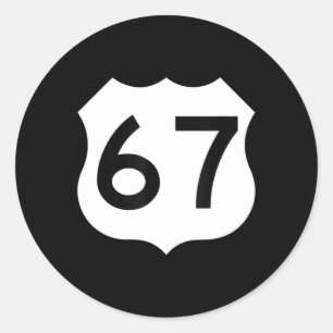 Sticker Rond T-shirt Sick Seven Meme Tee Six Seven