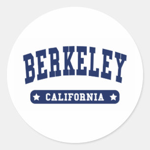 Sticker Rond T-shirts Berkeley California College Style