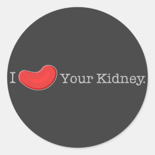 Sticker Rond T-shirts d'humour de dialyse, cadeaux
