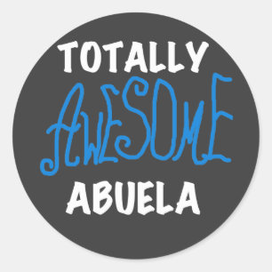 Sticker Rond T-shirts et cadeaux bleus totalement