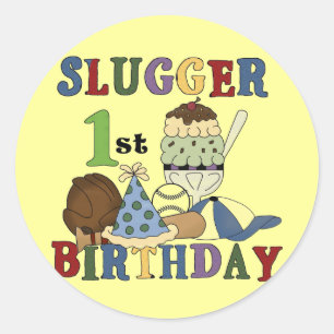Sticker Rond T-shirts et cadeaux d'anniversaire de cogneur de