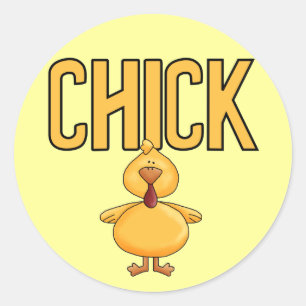Sticker Rond T-shirts et cadeaux de poussin