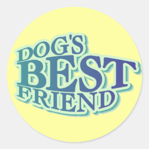 Sticker Rond T-shirts et cadeaux du meilleur ami du chien
