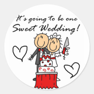 Sticker Rond T-shirts et cadeaux Mariages