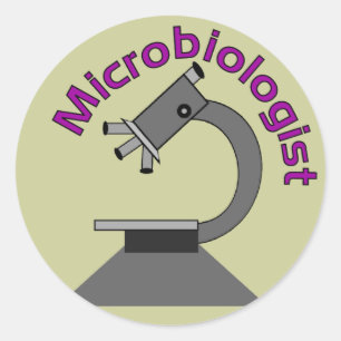 Sticker Rond T-shirts et cadeaux microbiologistes