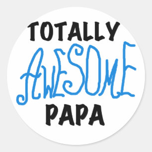 Sticker Rond T-shirts et cadeaux Papa absolument géniaux