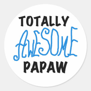 Sticker Rond T-shirts et cadeaux Papaw absolument géniaux