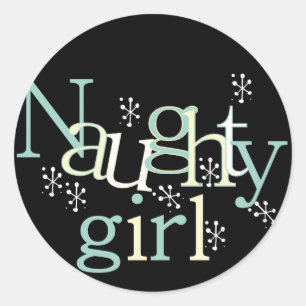 Sticker Rond T-shirts et cadeaux pour filles coquines