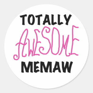 Sticker Rond T-shirts et cadeaux roses totalement