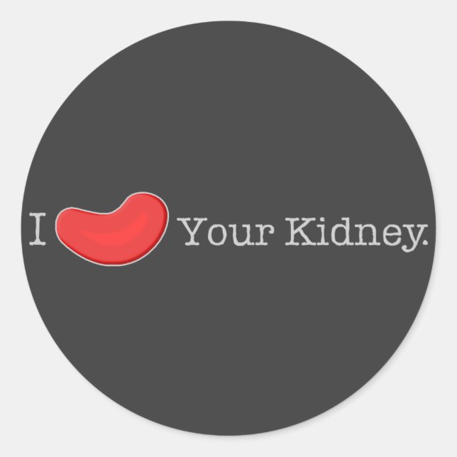 Sticker Rond T-shirts Humours dialyse, cadeaux (Devant)