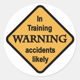 Sticker Rond T-shirts probables et cadeaux d'accidents