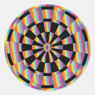 Sticker Rond Tableau de bord Iridescente Mod