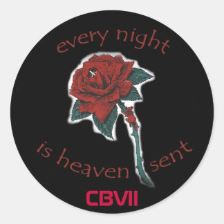 Sticker Rond tablette en toile noire plus grande, CBVII