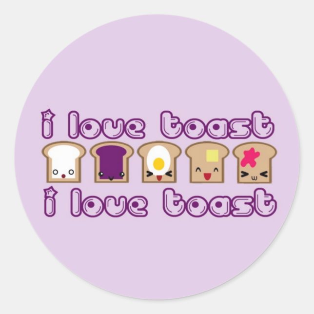 Sticker Rond Tabu Japan Toast Line (Devant)
