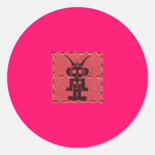 Sticker Rond tache de design de ciel liquide
