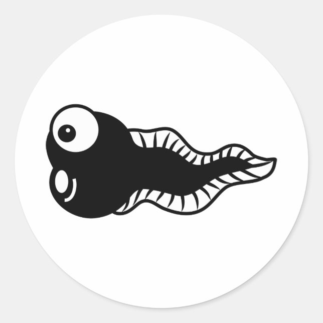 Sticker Rond Tadpole (Devant)