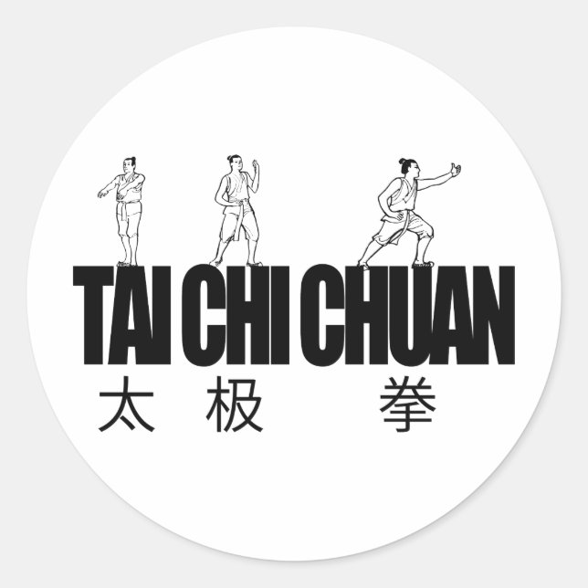 Sticker Rond Tai Chi Chuan (Devant)