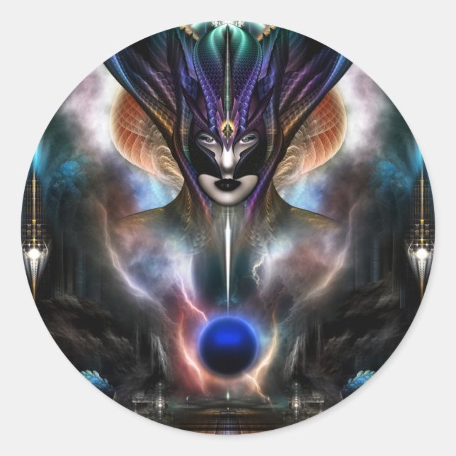 Sticker Rond Taidushan Sai Esprit De Pouvoir WD (Devant)
