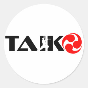 Sticker Rond Taiko Guy (Design 1)