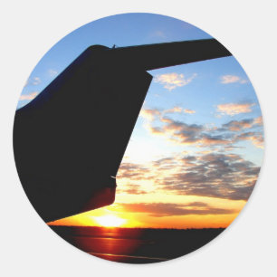 Sticker Rond Tail West