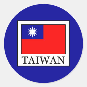 Sticker Rond Taïwan