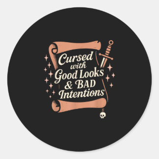 Sticker Rond Talk like a pirate day funny crew gift office look