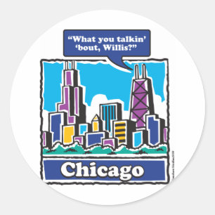 STICKER ROND TALKIN-BOUT-WILLIS