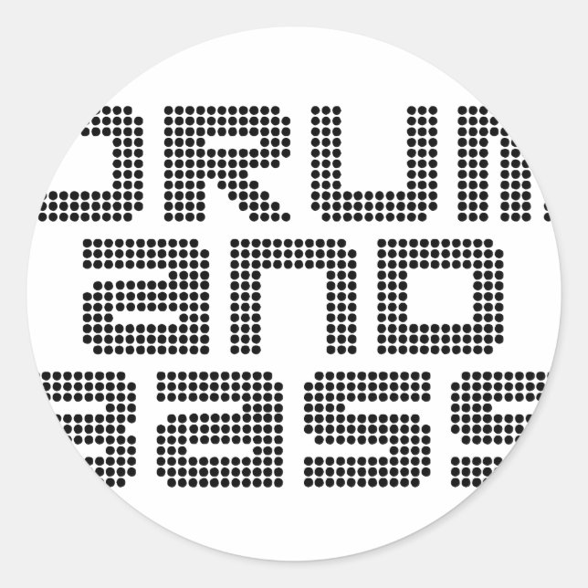 Sticker Rond Tambour et basse (Devant)