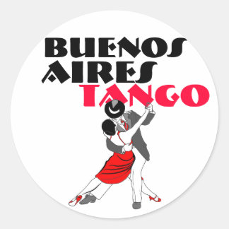 Sticker Rond Tango de Buenos Aires