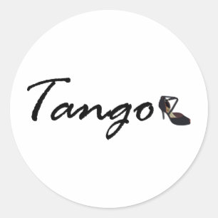 Sticker Rond Tango Design exclusif!
