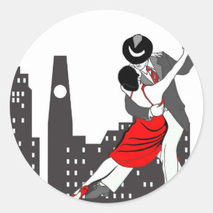 Sticker Rond Tango urbain