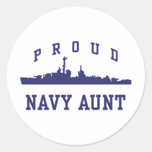 Sticker Rond tante de la marine