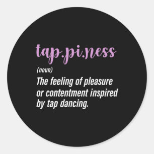 Sticker Rond Tap Dance Dap Dancing Tap Dance
