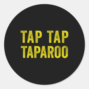 Sticker Rond Tap Taparoo Motivational Hockey Amusement Hommes F