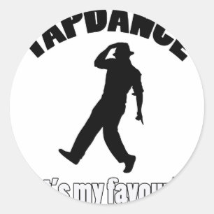 Sticker Rond tapdance les designss
