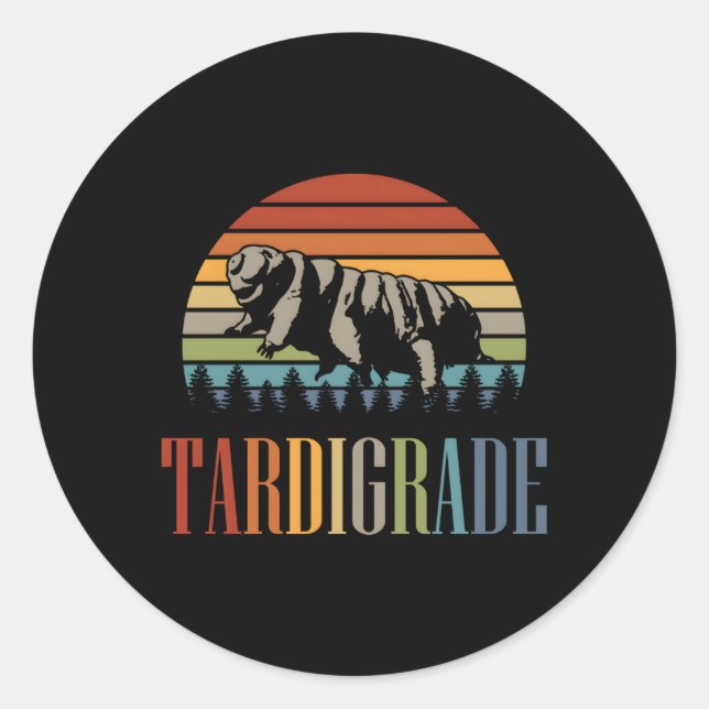 Sticker Rond Tardigrade (Devant)
