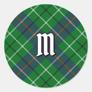 Sticker Rond Tartan du clan Duncan