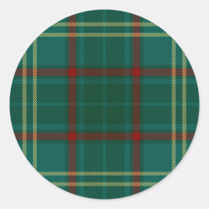 Sticker Rond Tartan irlandais du comté d'Armagh