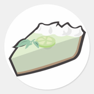 Sticker Rond tarte au citron