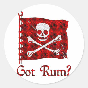 Sticker Rond T'as du rhum ?