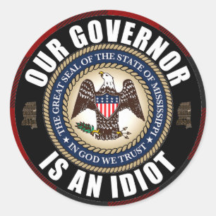 Sticker Rond Tate Reeves est un idiot