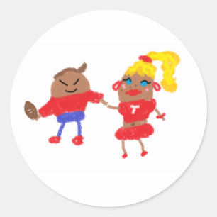 Sticker Rond Tater Swift et Travis Kale Spudball