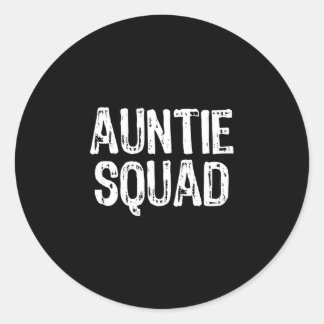 Sticker Rond Tatie squad drôle cool