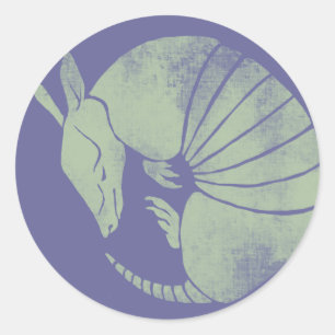 Sticker Rond Tatou vintage