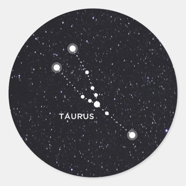 Sticker Rond Taurus (Devant)