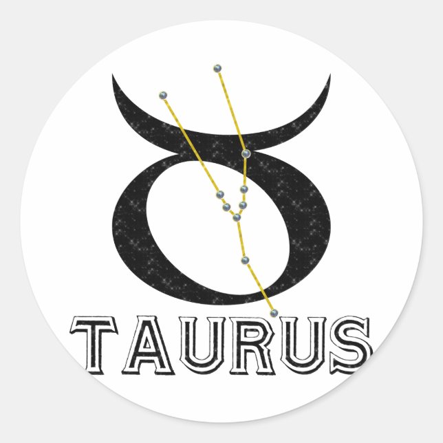 Sticker Rond Taurus (Devant)