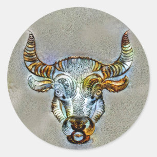 Sticker Rond Taurus Venice