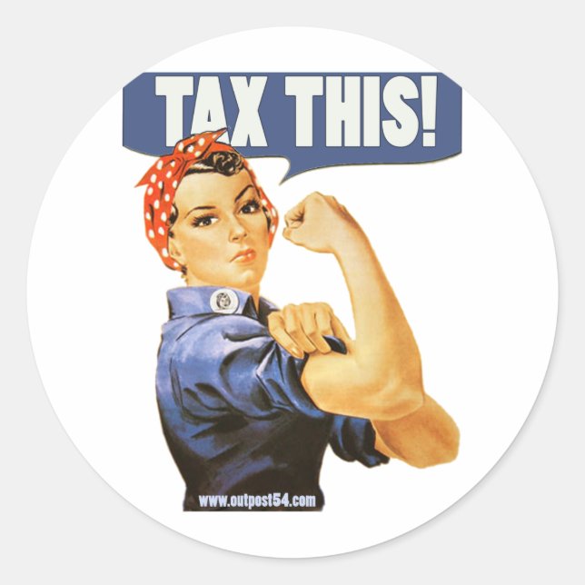 STICKER ROND TAXE (Devant)