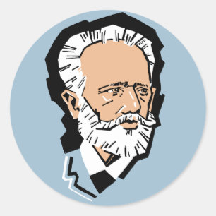 Sticker Rond Tchaïkovski